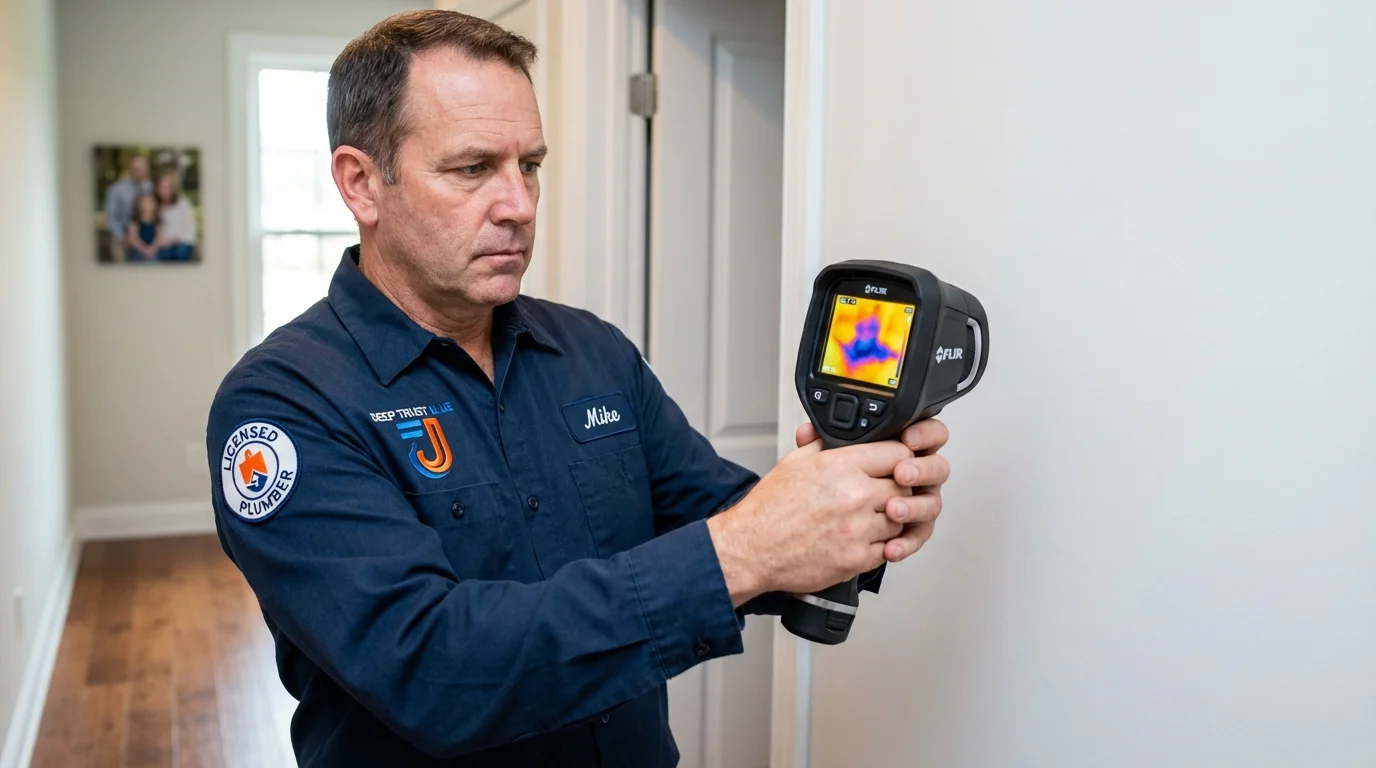 Thermal imaging leak detection by Johns Plumbing LLC in Lanai City